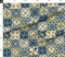 Yellow Tiles Lemons Cheater Quilt Italian Mediterranean Azulejos Sicilian Karge Scale Tuscan Custom Printed Fabric by Spoonflower Various Fabrics by the Yard or Fat Quarter